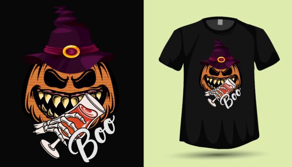 Halloween Tshirt Design Graphic & Vector: Your Ultimate Creative Asset