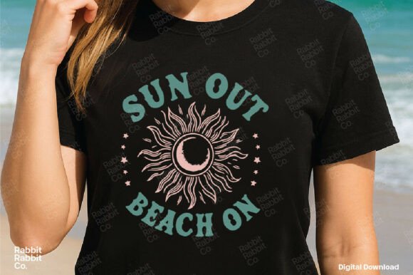 Trendy Boho Sun Beach PNG Graphic: Your Next Creative Essential